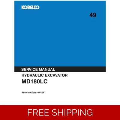 KOBELCO MD180LC EXCAVATOR SERVICE REPAIR MANUAL